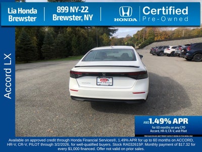 2024 Honda Accord LX