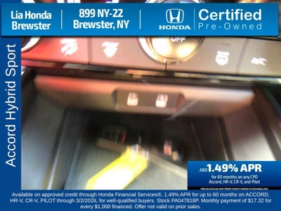 2023 Honda Accord Hybrid Sport