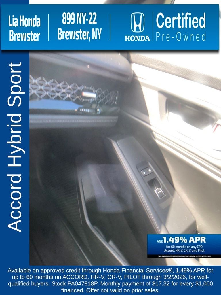 2023 Honda Accord Hybrid Sport