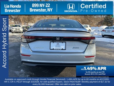 2023 Honda Accord Hybrid Sport