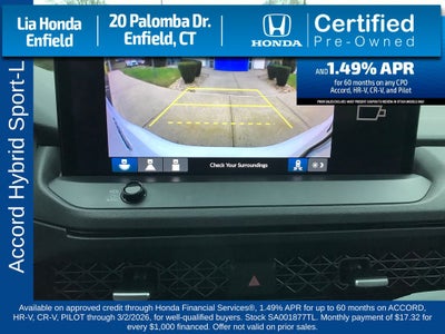 2025 Honda Accord Hybrid Sport-L