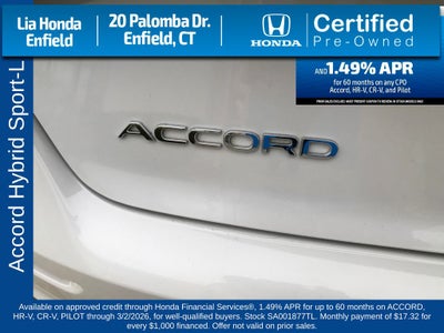 2025 Honda Accord Hybrid Sport-L