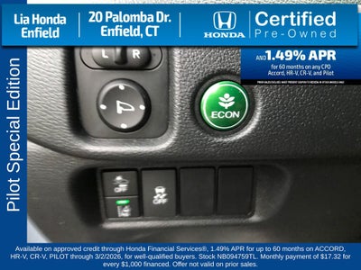 2022 Honda Pilot Special Edition