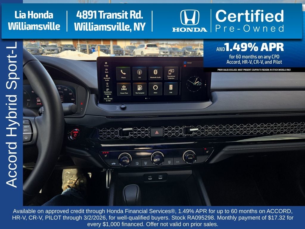 2024 Honda Accord Hybrid Sport-L