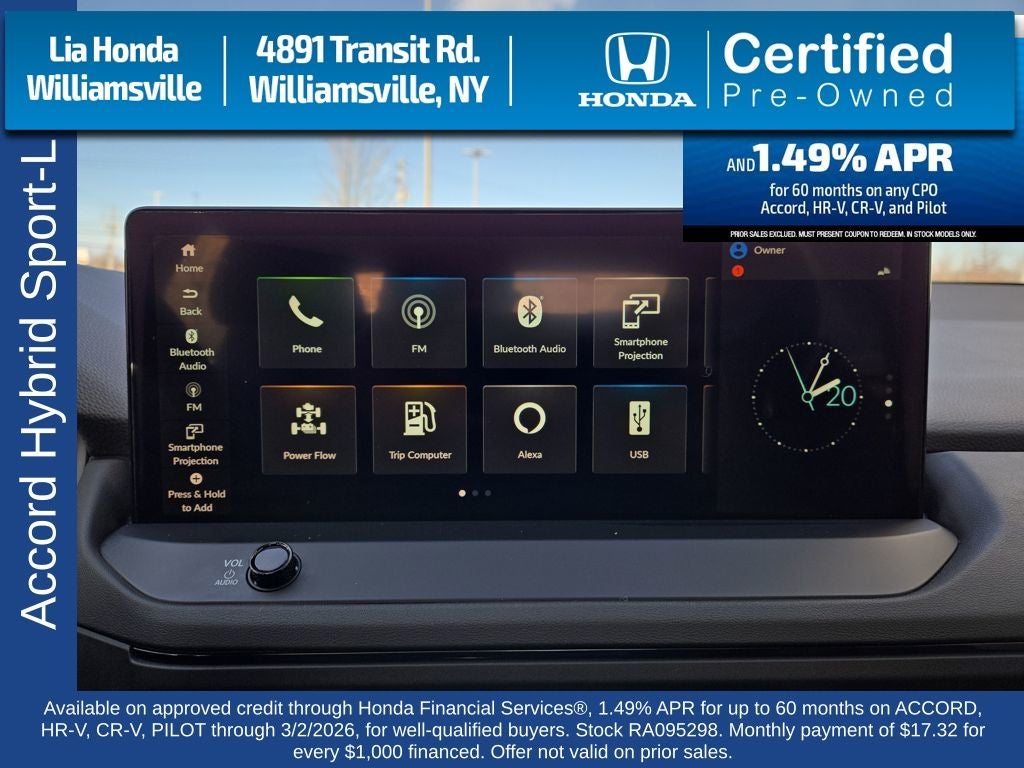 2024 Honda Accord Hybrid Sport-L