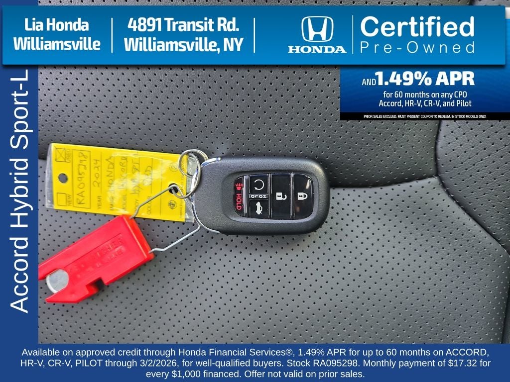 2024 Honda Accord Hybrid Sport-L