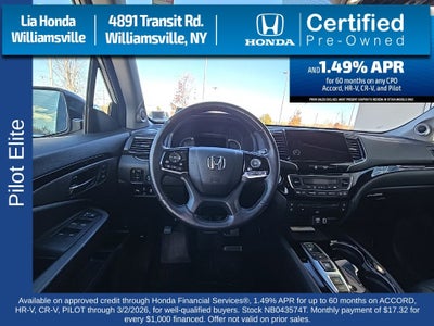 2022 Honda Pilot Elite