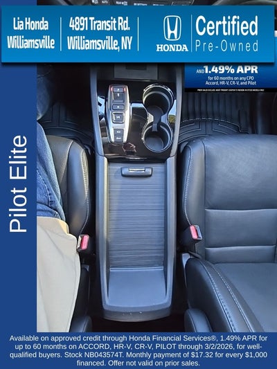 2022 Honda Pilot Elite
