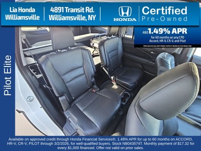 2022 Honda Pilot Elite