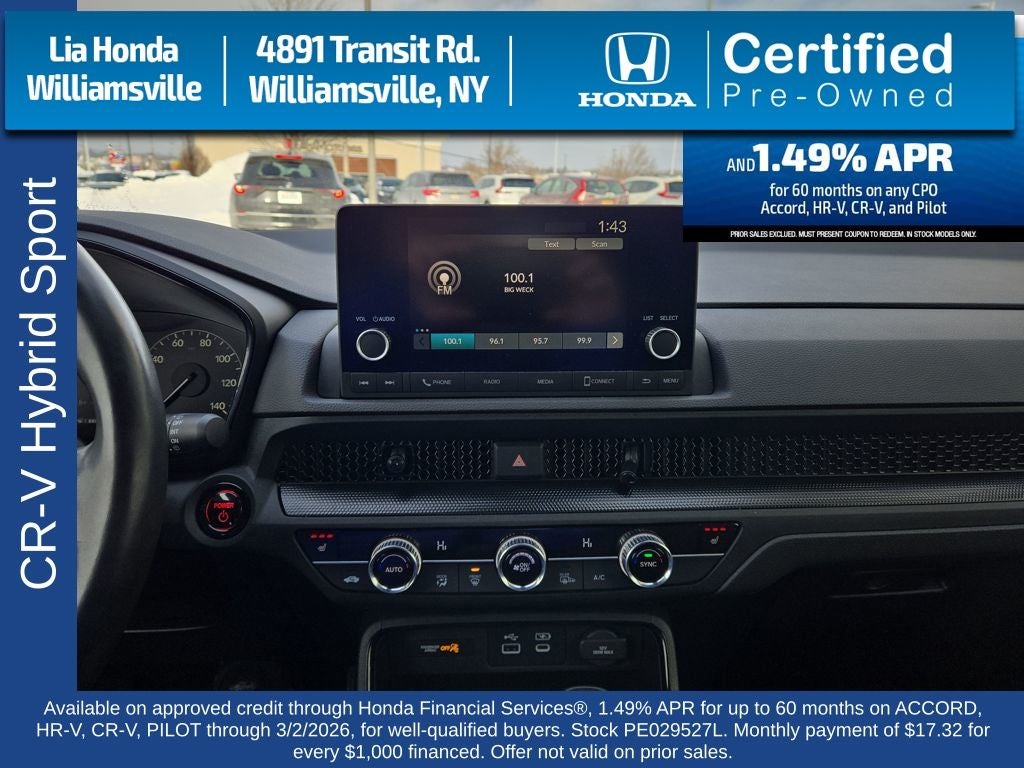 2023 Honda CR-V Hybrid Sport