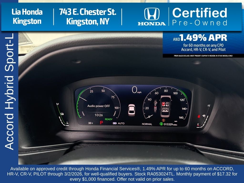 2024 Honda Accord Hybrid Sport-L