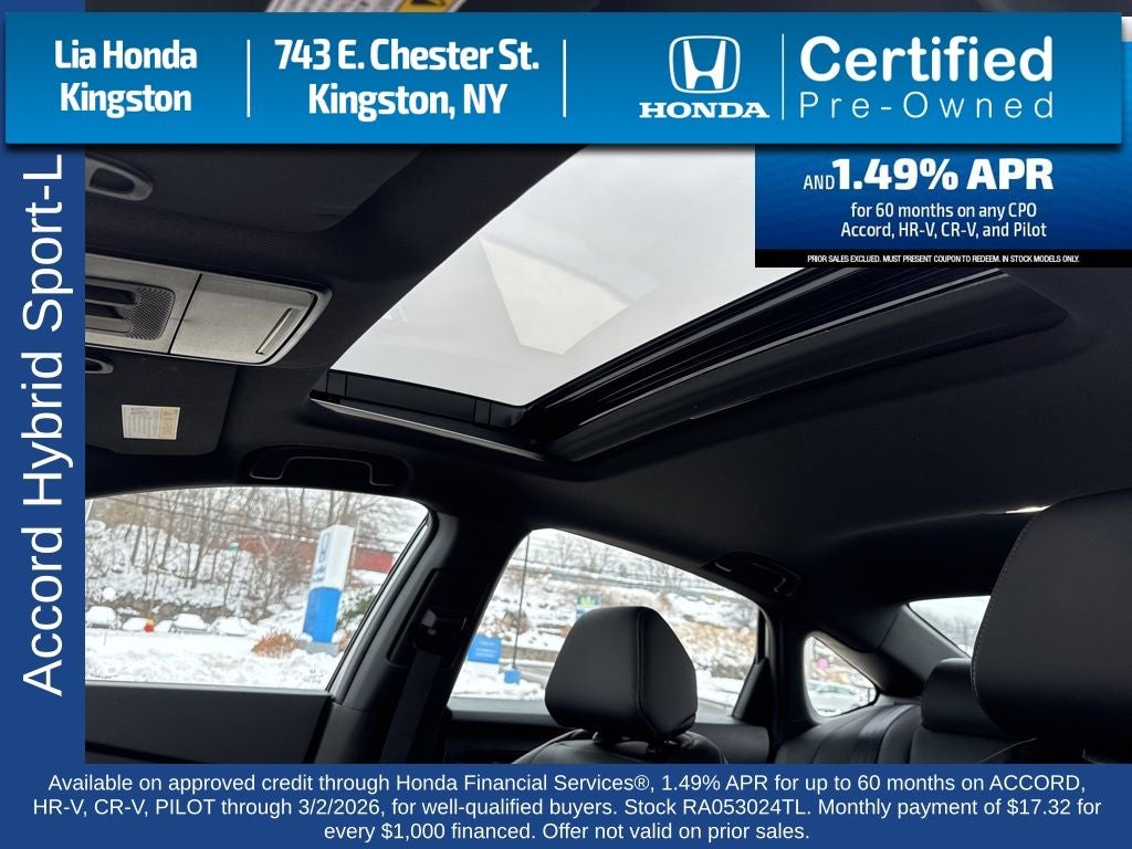 2024 Honda Accord Hybrid Sport-L