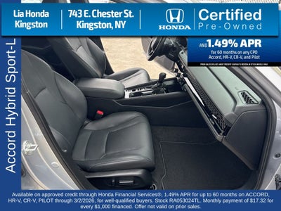 2024 Honda Accord Hybrid Sport-L
