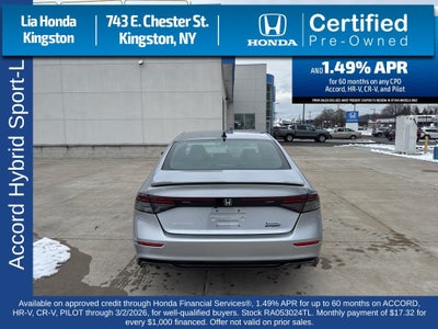 2024 Honda Accord Hybrid Sport-L