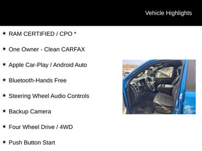 2022 RAM 1500 Big Horn/Lone Star 4D Crew Cab
