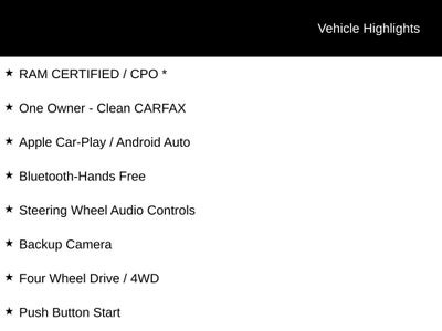 2020 RAM 1500 Big Horn/Lone Star 4D Crew Cab