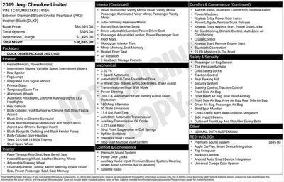 2019 Jeep Cherokee Limited