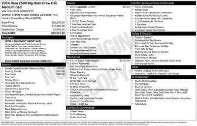 2024 RAM 2500 Big Horn