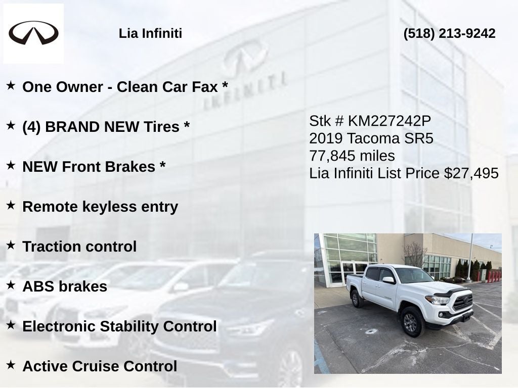 2019 Toyota Tacoma SR5 V6