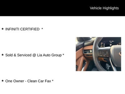 2026 INFINITI QX60 Autograph ***CERTIFIED***