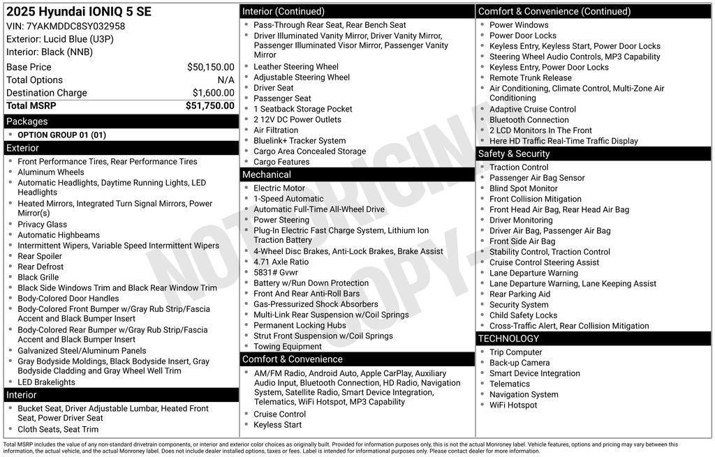 2025 Hyundai IONIQ 5 SE