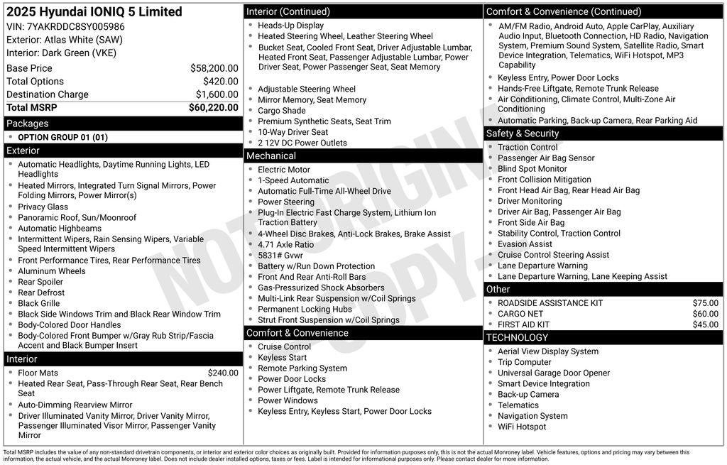 2025 Hyundai IONIQ 5 Limited