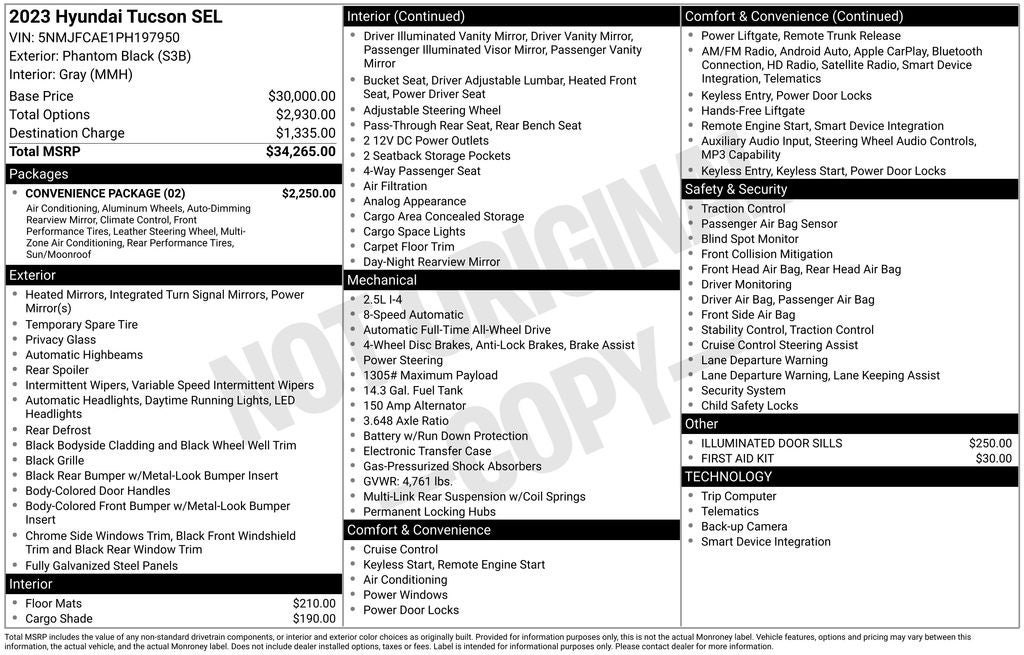 2023 Hyundai TUCSON SEL