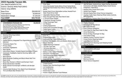 2023 Hyundai TUCSON SEL