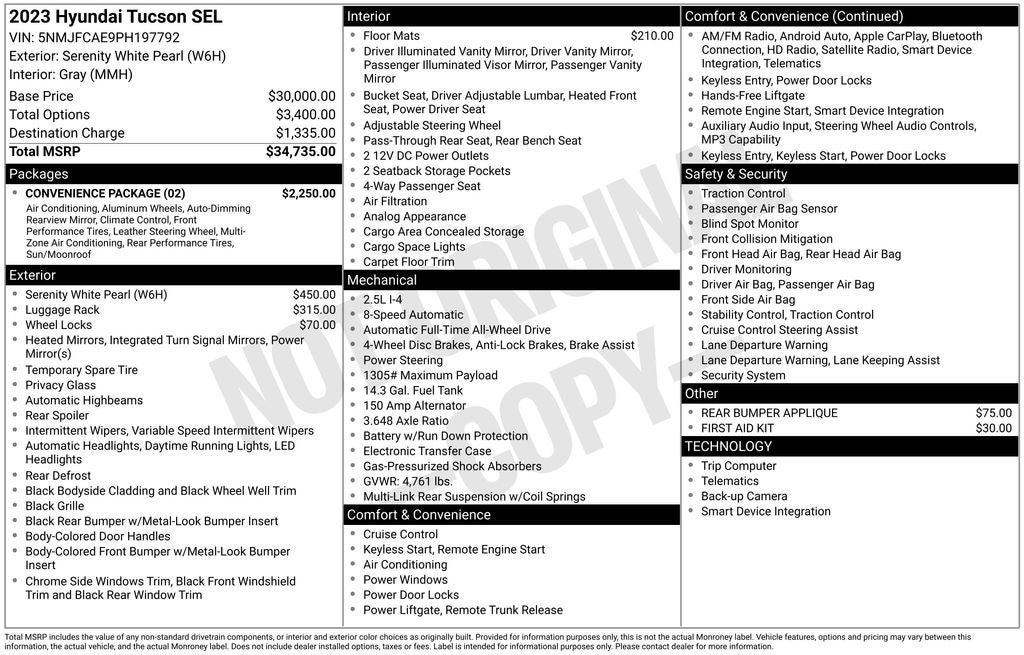2023 Hyundai TUCSON SEL