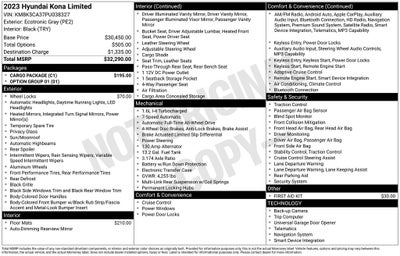 2023 Hyundai KONA Limited