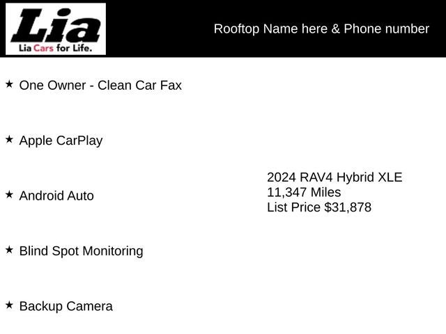 2024 Toyota RAV4 Hybrid XLE