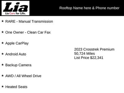 2023 Subaru Crosstrek Premium