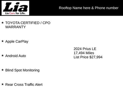 2024 Toyota Prius LE